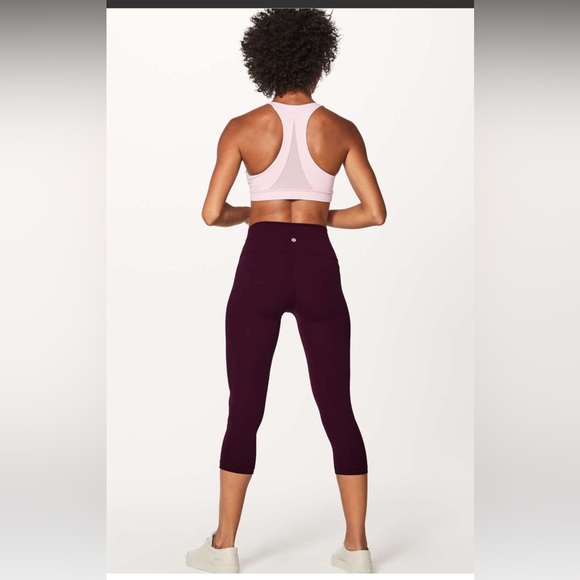 Lululemon Wunder Under Crop Dark Adobe - Size 4 - Picture 3 of 8